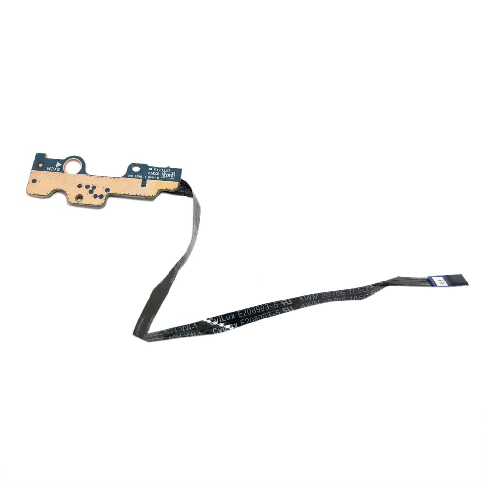 Zahara Laptop Power Switch Button Board With Cable Ls F114P Replacement For Dell Inspiron 15 5570 3585 3583 5575 17 5770 Nbx0002