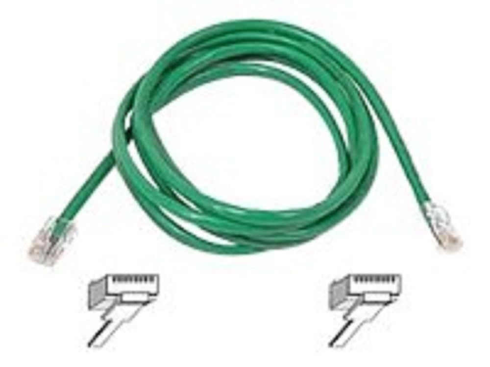 Belkin A3L791 07 Grn 7 Feet 10/100Bt Rj45M/Rj45M Cat5E Patch Cable (Green)
