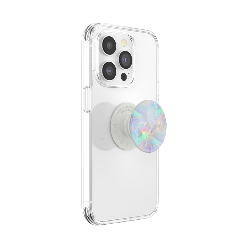 PopSockets Phone Grip with Expanding Kickstand, Marble PopGrip   Opal