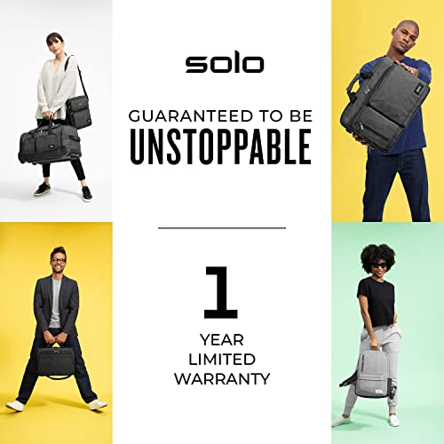 Solo New York Metro Universal Fit Tablet/Ereader Booklet, 5.5'' To 8.5'', Black/Orange