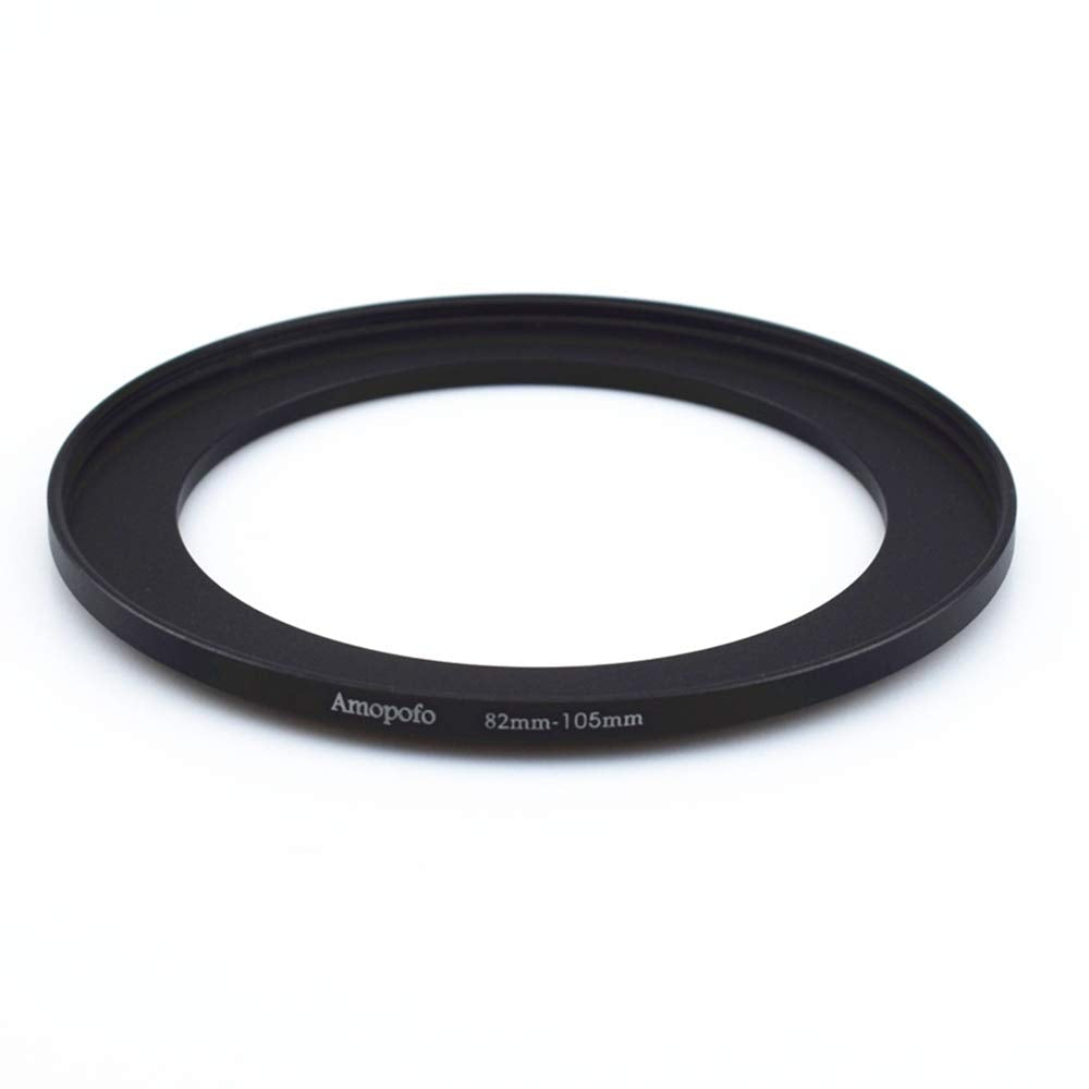 82Mm 105Mm Metal Ring/82Mm To 105Mm Step Up Ring For Filters,Made Of Cnc Machined With Matte Black Electroplated Finish,Compatible With All 82Mm Camera Lenses & 105Mm Accessories