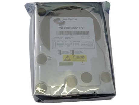 White Label 2 Terabyte (2Tb) 16Mb Cache 7200Rpm Sata2 3.5'' Internal Desktop Hard Drive (For Pc, Mac, Cctv Dvr, Nas)   W/ 1 Year