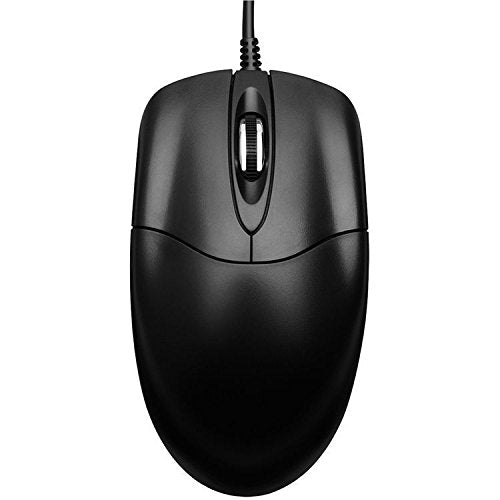 Adesso 3 Button Desktop Ps/2 Optical Scroll Mouse, Black (Hc 3003Ps)