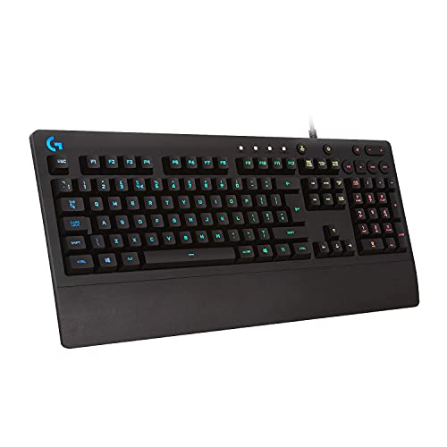 Logitech G213 Gaming Keyboard With Dedicated Media Controls, 16.8 Million Lighting Colors Backlit Keys, Spill Resistant And Dura