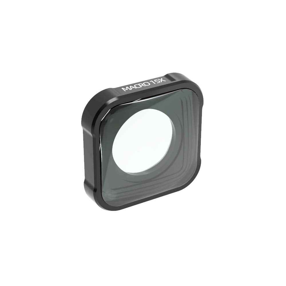 Qkoo 15X Macro Lens For Gopro Hero 9 Black/Hero 10 11 12 Black Sport Action Camera Close Up Filter For Hero9 Hero10 Hero11 Hero1