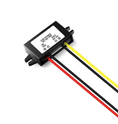 Magnolian 2 Pack Car Led Display Power Supply 12V To 5V 3A Dc/Dc Buck Converter Module