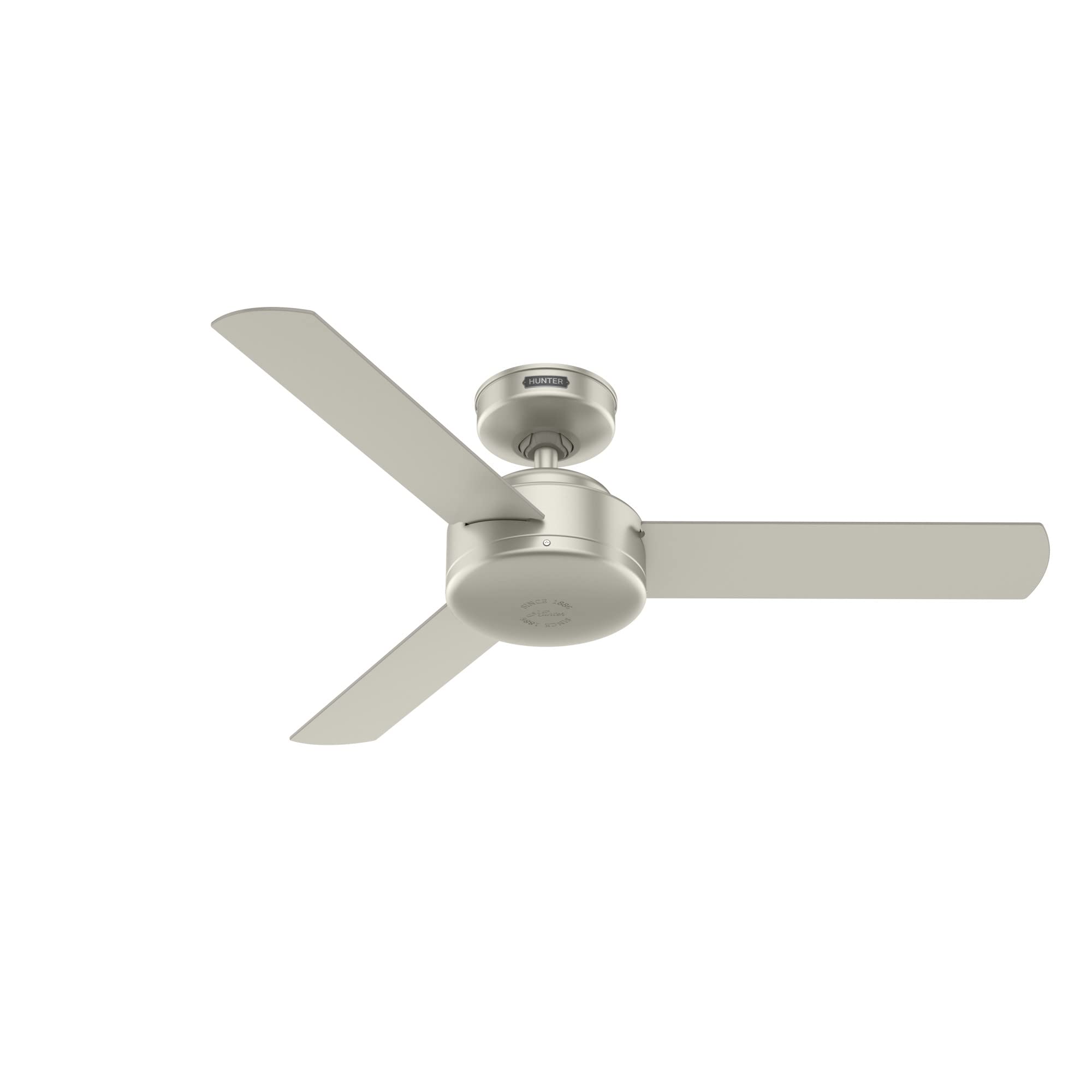 Hunter Fan Company 51849 Presto Ceiling Fan, Matte Nickel, 10.09X44X44