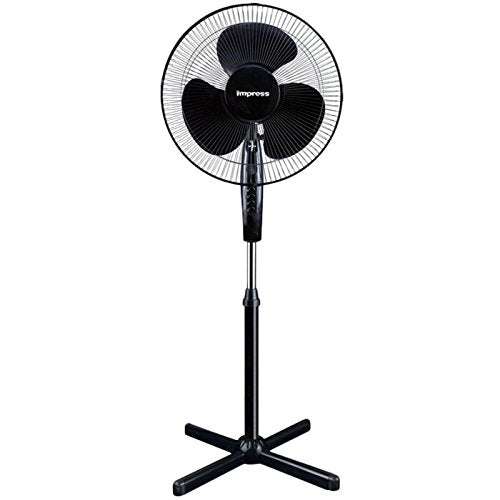 Impress 16 Inch Stand Fan Black