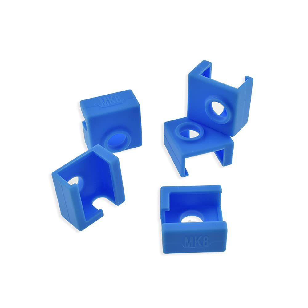 Hahiyo 3D Printer Silicone Sock Cover Help Heat Stabilize Cooling Hold Secure Easy Clean Replace For Mk7/8/9 Hotend Extruder Cre