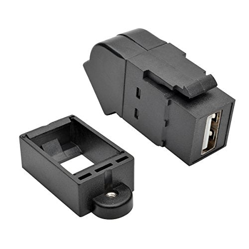 Eaton Tripp Lite Series Usb 2.0 All-In-One Keystone/Panel Mount Angled Coupler (