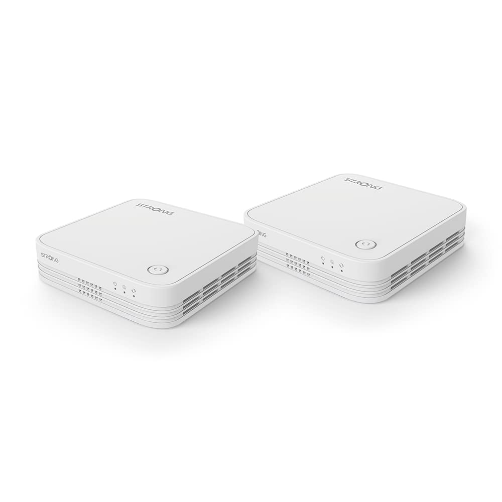 Strong Atria WiFi Mesh System, 2 Pack, Dual Band AC 1200 Mbps, Home Cover up to 200 m, Maximum Security WPA/WPA2, Gigabit Ethern