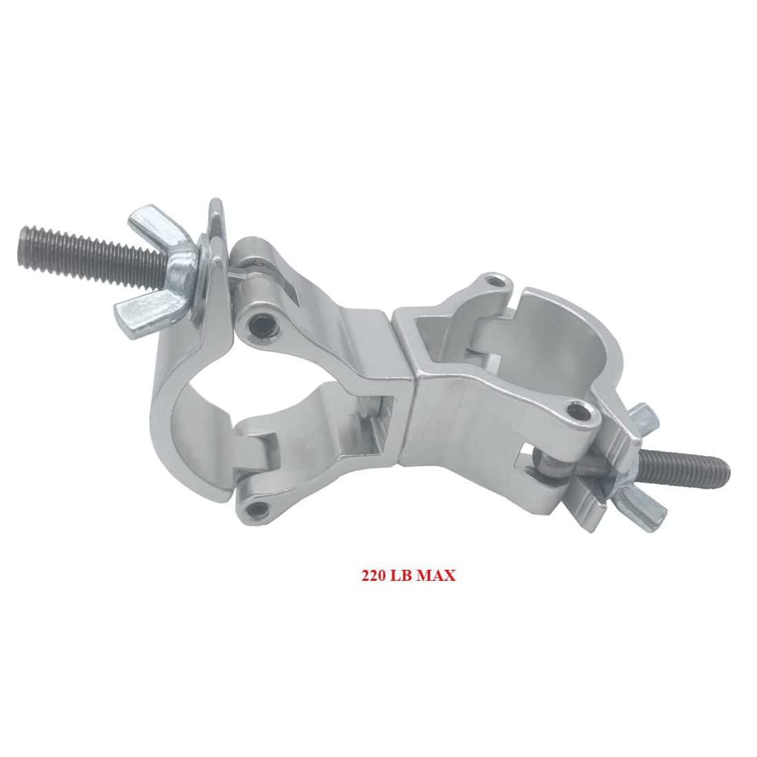 Lighting Truss Swivel Coupler Dj Light Clamps,Moving Head Pole Mount Stage Lighting Clamp Kit Fit 1.49 1.65 Inches Tupe,Heavy Du