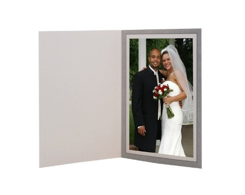 Cardboard Photo Folder 4X6 (Pack 0F 100) Light Gray