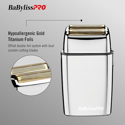 Babylisspro Baberology Double Foil Shaver Fxfs2G Goldfx Professional Electric Shaver