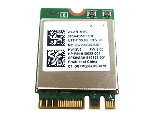 Realtek Rtl8822Be Wifi 802.11 A/B/G/N/Ac Bluetooth 4.2 M.2 Ngff Wireless Card 915622 001 For Hp Laptop Systems