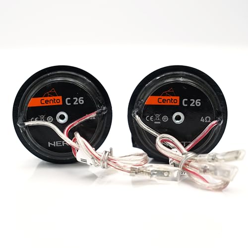 Hertz Cento Series C26 Pair Of 1' (26Mm) Tweeters With Neodymium Magnets