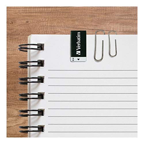 Verbatim 16Gb Clip It Usb Flash Drive   Black (43951), 0.5'' X 0.2'' X 1.4''