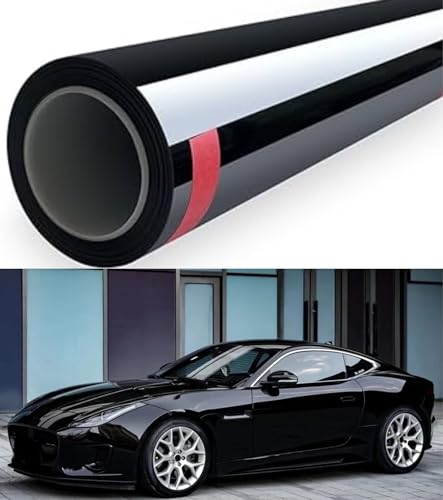 Creon High Gloss Anti Scratch Black Glossy Paint Protection Film Ppf For Car Protection And Decoration (In 24X150, Black Ppf Fil