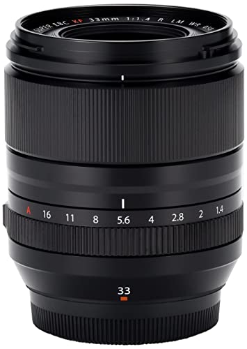 Fujifilm X Replacement Lens, Fujinon Monofocal Standard, Large Diameter, 1.3 Inches (33 Mm), F1.4, Dustproof, Splashproof, Low T