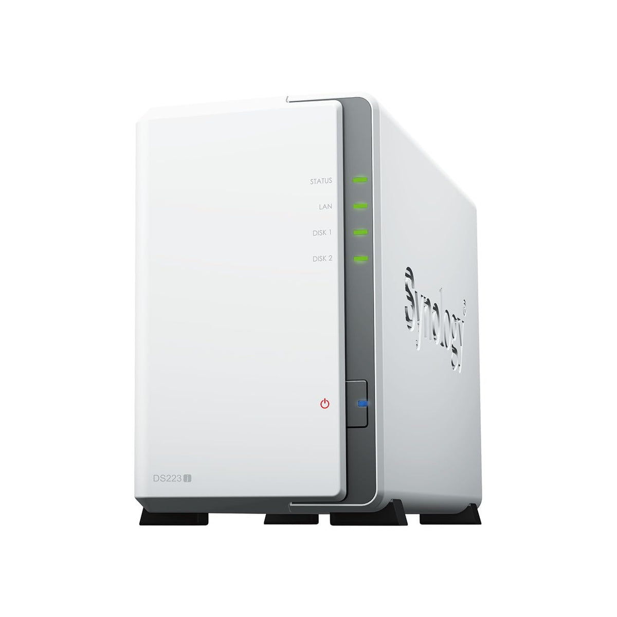Synology Ds223J 2-Bay Diskstation Nas (Realtek Rtd1619B 4-Core 1.7 Ghz 1Gb Ddr4 Ram 1Xrj-45 1Gbe Lan-Port) 6Tb Bundle With 2X 3T