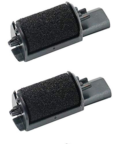 2 Pack Aftermarket Ir 40B Ink Rollers, Compatible With Canon P1 Dh V Calculator, Black Color