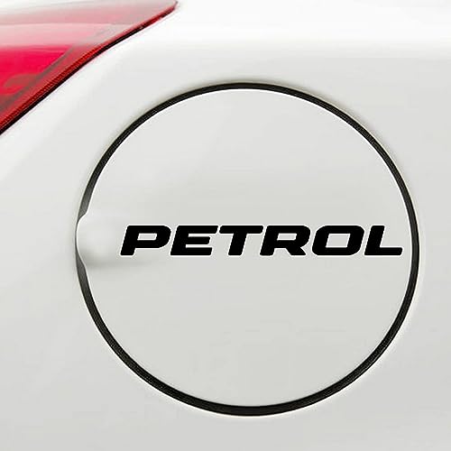Cvanu 1Pcs Petrol SelfAdhesive Vinyl Sticker For VehicleS Fuel Tank Black (12Cmx2Cm)_202308P27