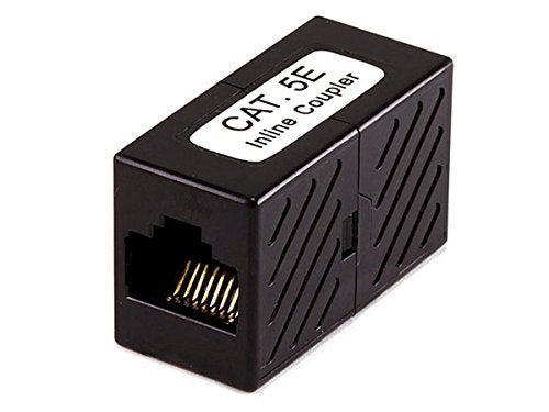 Cat5E Inline Coupler - Black