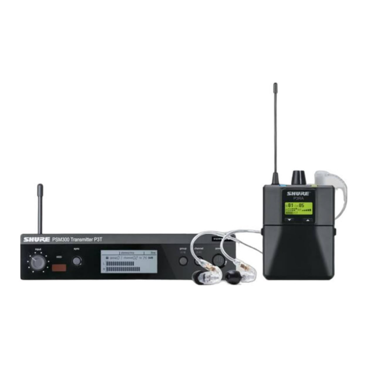 Shure P3TRA215CL Wireless In-Ear Monitor System - J13 Band