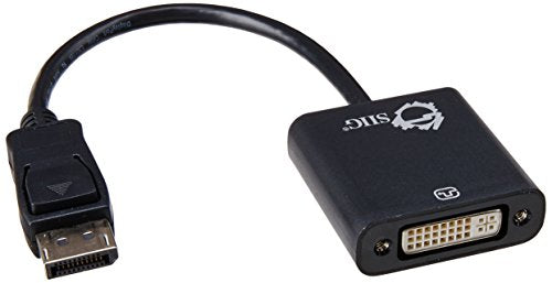 Siig Displayport To Dvi Adapter Converter (Cb Dp0P11 S1),Black