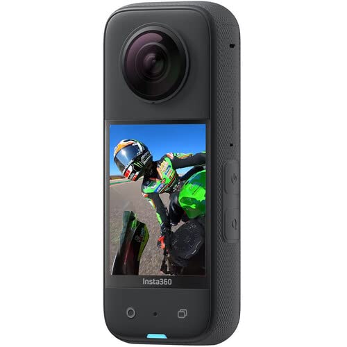 Insta360 X3 - Waterproof 360 Action Camera With 1/2 48Mp Sensors, 5.7K 360 Video, 72Mp 360 Photo, Stabilization, Touchscreen, +