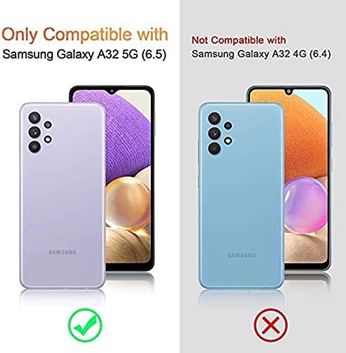 Leyi For Galaxy A32 5G Case, Samsung A32 5G Case, Samsung Galaxy A32 5G Case With [2 X Tempered Glass Screen Protector], Full Bo