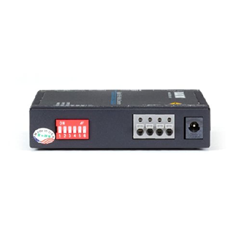 Black Box LGC5211A Gigabit PoE+ Media Converter 10/100/1000BASE-T Multimode SC 550m 2x PoE+ Ports