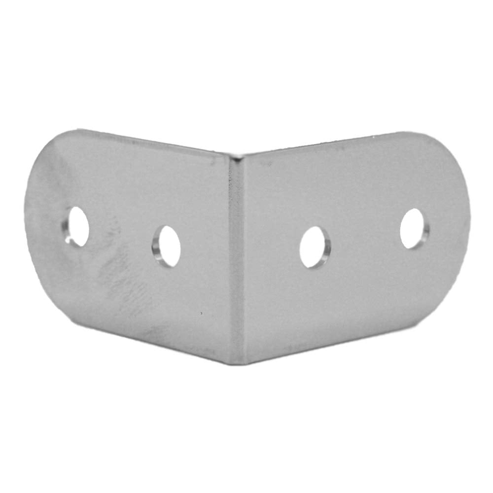 Seismic Audio - Sarhw20 - Set Of 8 Chrome 1.5 Inch Rack Case Clamp For Pa Dj Rack Road Ata Case 4 Hole Mount