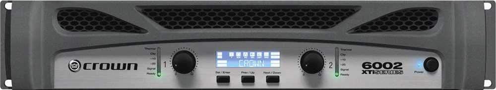 Crown Xti6002 U Us 2000 Watt Channel Power Amplifier