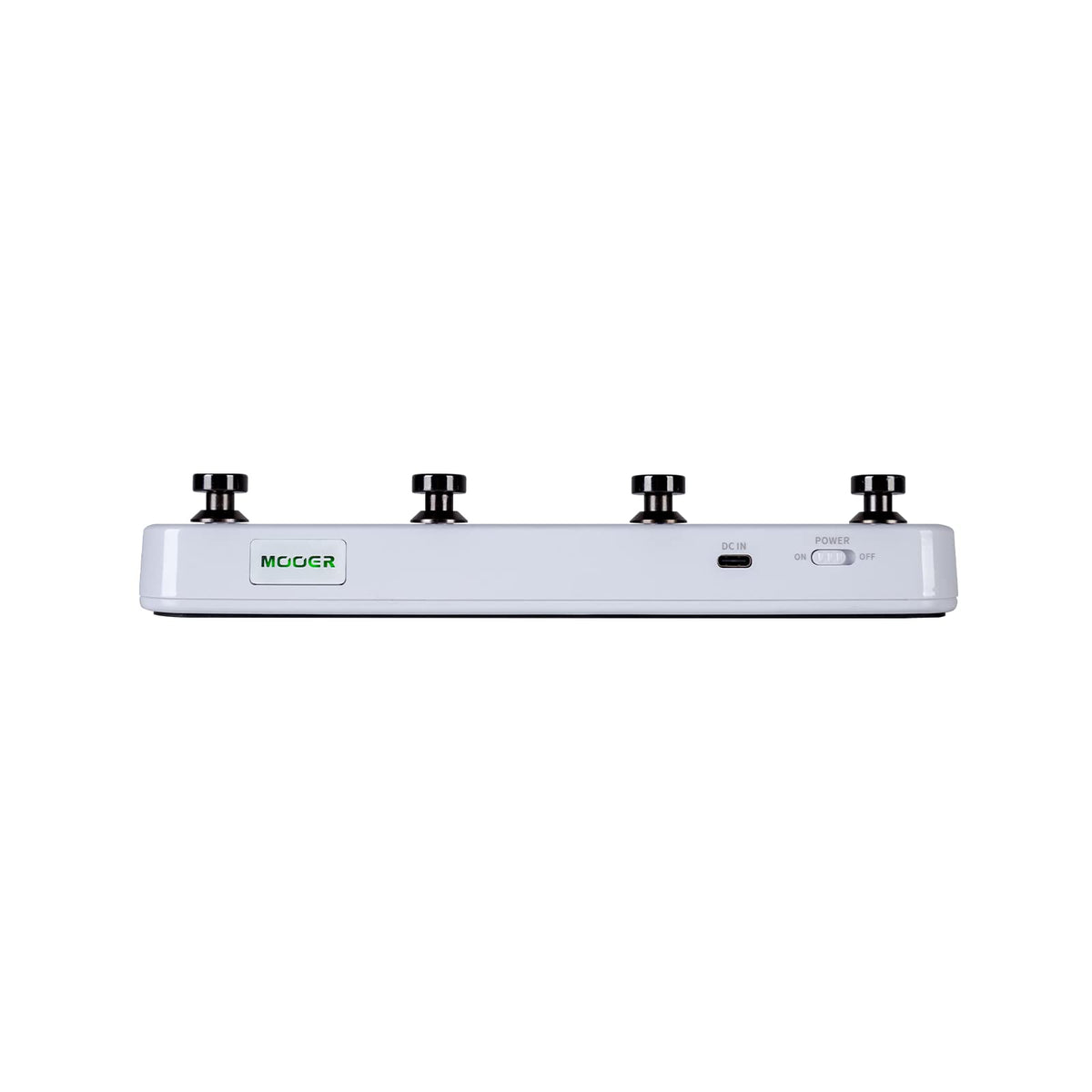 Mooer F4 White Prime P1 Wireless Footswitch Controller For Preset Switching And Looper And Drum Machine Control