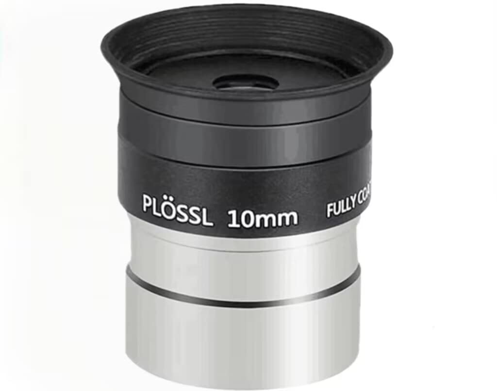 1.25'' 10Mm Plossl Telescope Eyepiece   4 Element Plossl Design   Threaded For Standard 1.25Inch Astronomy Filters