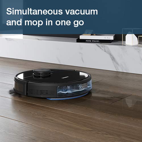 Ecovacs Deebot Ozmo 920 2In1 Mopping Robotic Vacuum With Laser Navigation, No Go Zones, Systematic Cleaning, Multi Floor Mapping