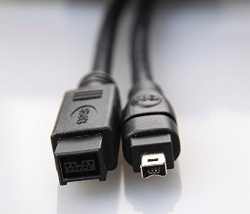 Bizlander Firewire High Speed Premium Dv To Firewire Cable 800 1394B 800 400 Ieee 9 Pin Male To 4 Pin Male Cable 6Ft For Mac Pro, Macbook Pro, Mac Mini, Imac Pc,Digital Cameras, Slr