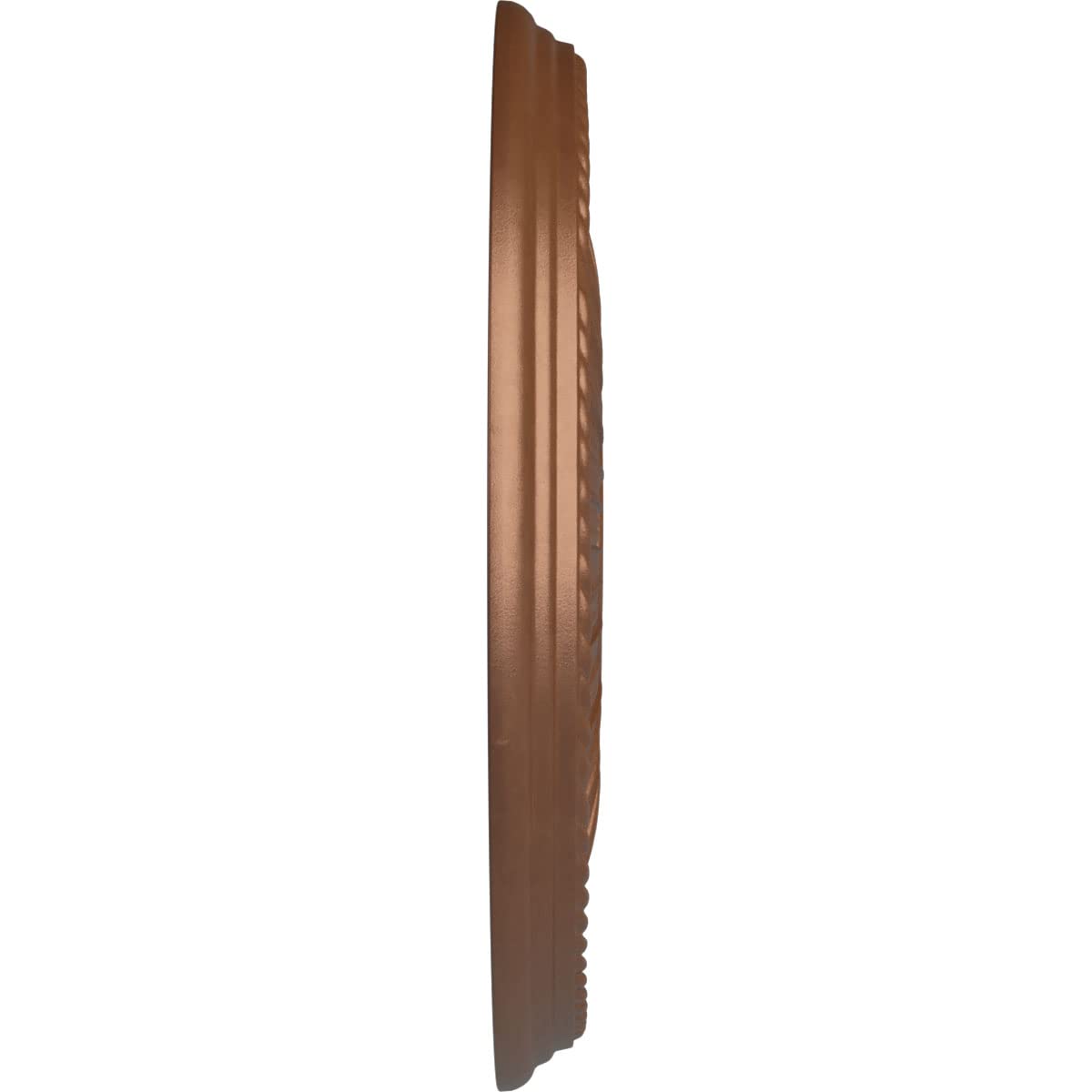 Ekena Millwork Cm20Be1Pos Berkshire Ceiling Medallion, 20 1/8''Od X 3 7/8''Id X 1 7/8''P, Hand Painted Polished Copper