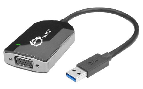 Siig Usb 3.0 To Vga Multi Monitor Video Adapter For Windows Systems Up To 2048X1152 (Ju Vg0211 S1)