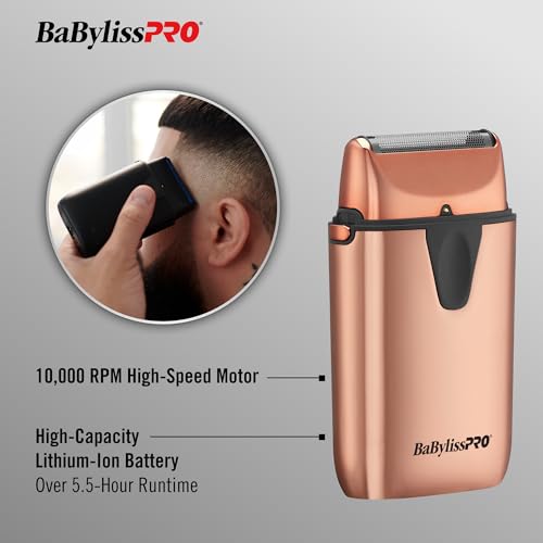 Babylisspro Uvfoil Single Foil Uv Disinfecting Metal Shaver   Rosegold