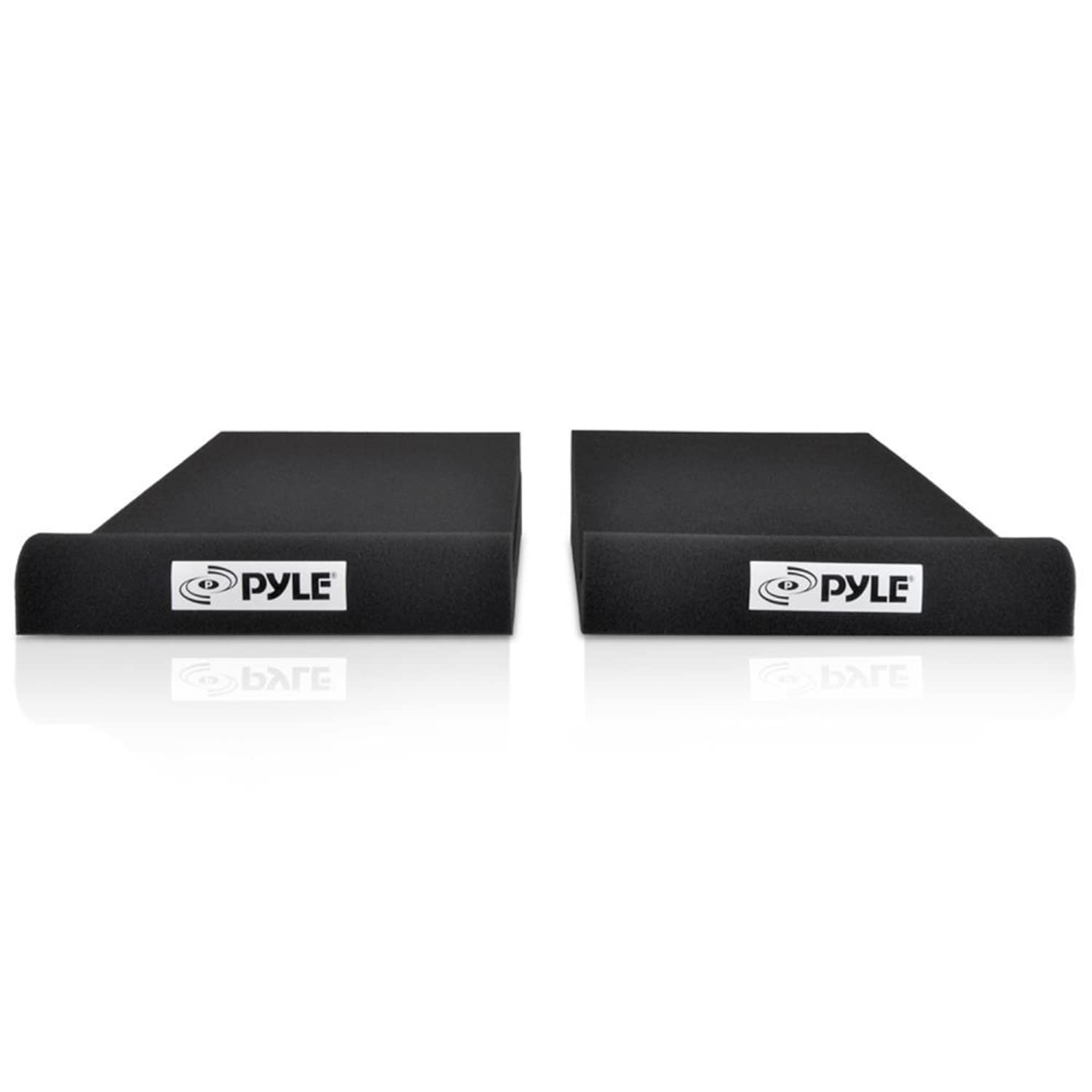 Pyle Sound Dampening Speaker Riser Foam - Audio Acoustic Noise Isolation Platform Pads Recoil Stabilizer For Studio Monitor, Sub