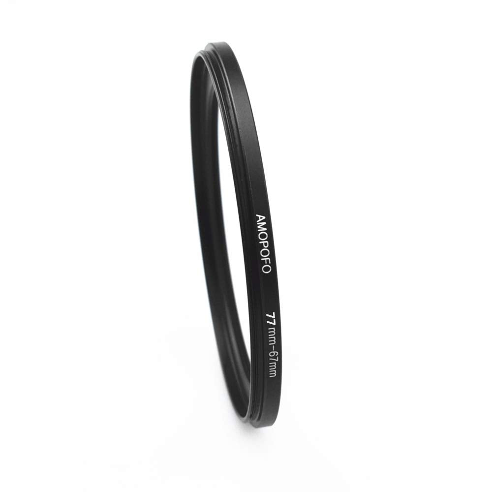 77Mm To 67Mm Camera Filters Ring Compatible All 77Mm Camera Lenses Or 67Mm Uv Cpl Filter Accessory,77 67Mm Camera Step Down Rings