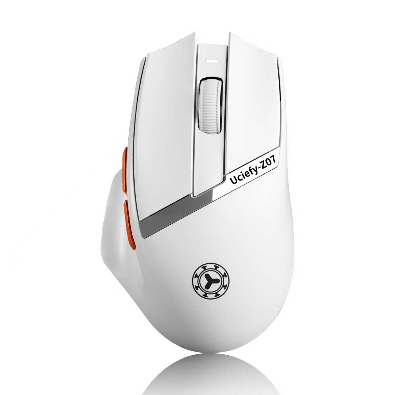 Uciefy Z07 Bluetooth Wireless Mouse, Rechargeable Mouse for Laptop/PCWhite