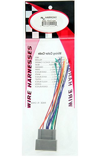 Harmony Audio Compatible With 2008 2012 Honda Accord Ha 701729 Factory Stereo To Aftermarket Radio Harness Adapter