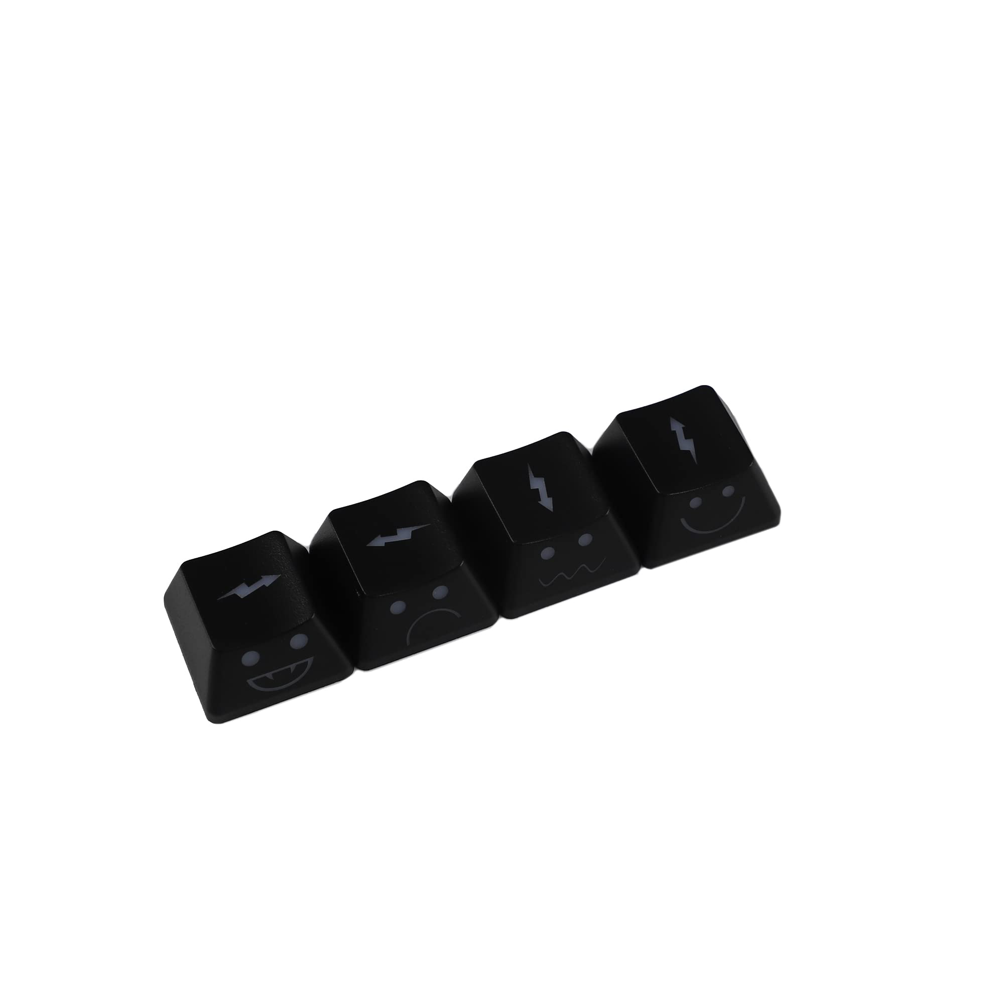 Mechkeeb 1.6Mm Thickness Wasd Arrow Replacement Keycaps Lightning Baby Shine Through Keycaps Oem Profile For Mx Mechanical Gamin