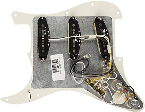Fender Vintage Noiseless Prewired Stratocaster Pickguard - 3-Ply White