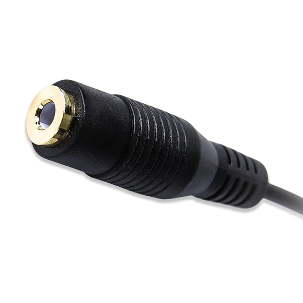 Camdesign 3.5Mm Female To Male 5-Pin Mini Usb Microphone Adapter, Audio Transfer Adapter Cable Cord, Compatible With Gopro Actio