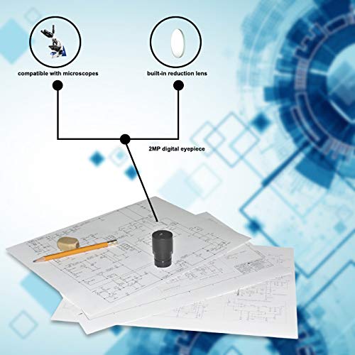 Parco Scientific Industrial Camera 2Mp With Built-In Eyepiece | Automatic White Balance And Exposure | Max Resolution 1920X1080