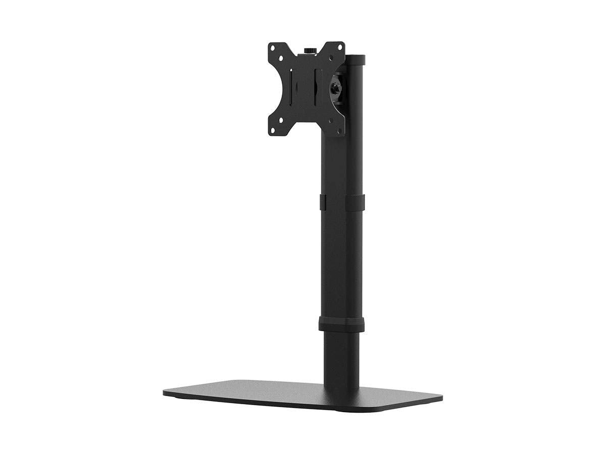 Monoprice Free Standing Single Monitor Desk Mount For Monitors Up To 27 Inches | Easy Height Adjustable   Workstream Collection